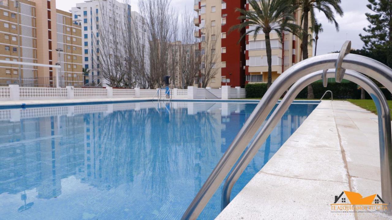 Apartamento doble, residencial con piscina, tenis, futbol, zona infantil Valencia Exterior foto
