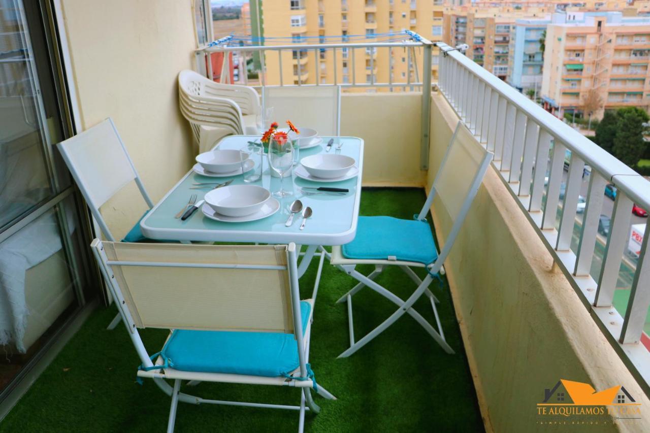 Apartamento doble, residencial con piscina, tenis, futbol, zona infantil Valencia Exterior foto