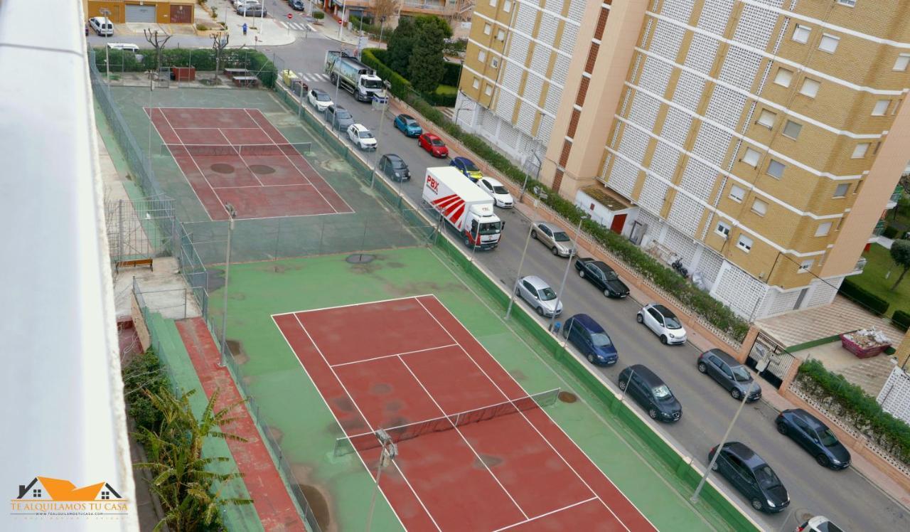 Apartamento doble, residencial con piscina, tenis, futbol, zona infantil Valencia Exterior foto