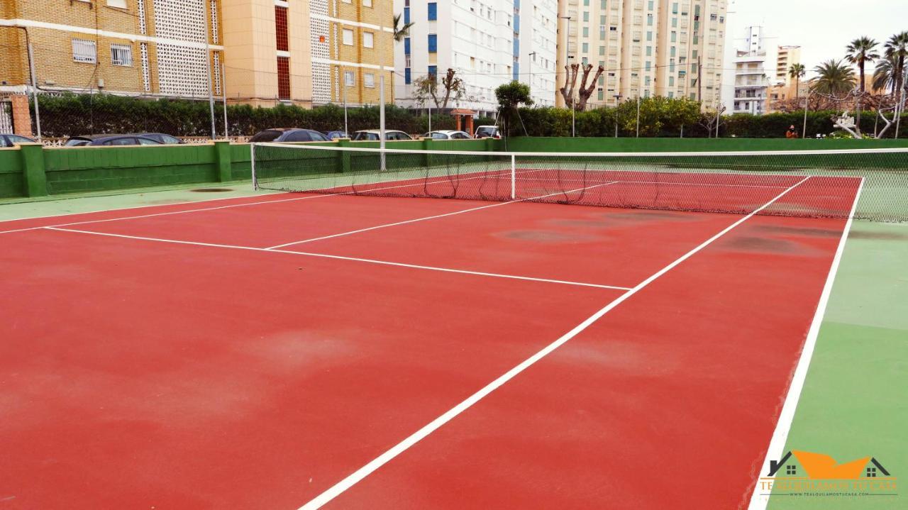 Apartamento doble, residencial con piscina, tenis, futbol, zona infantil Valencia Exterior foto